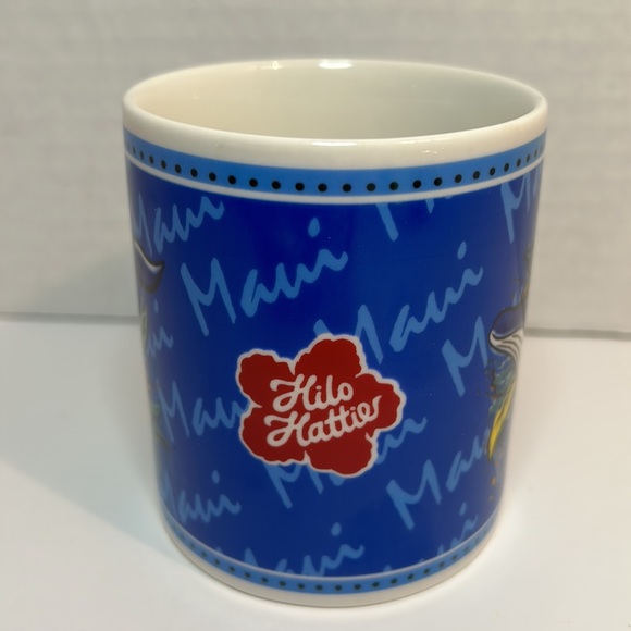 Hilo Hattie Vintage Coffee Mug Maui 2002 Island Heritage Whale Design - Picture 2 of 6